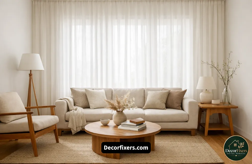 Curtain Ideas That Add Height, Warmth, and Drama to Small Living Rooms