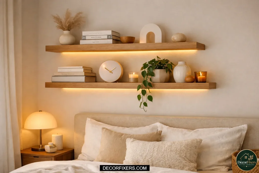 Mount Floating Shelves for Styled Storage