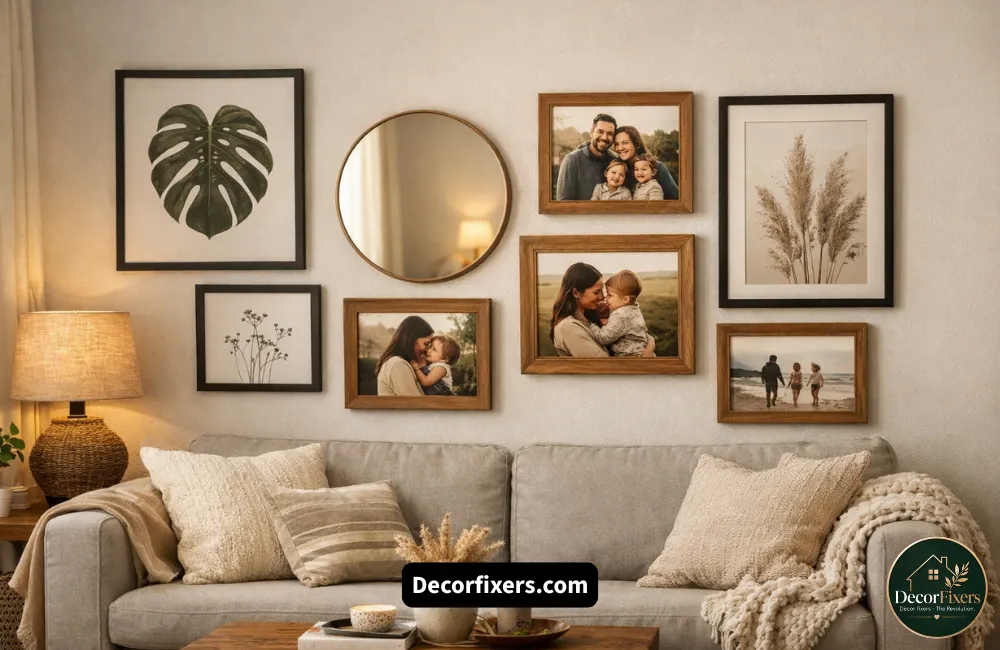 Gallery Wall Ideas That Add Personality to a Small Living Room Without Clutter