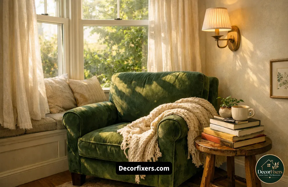 How to Create a Cozy Reading Nook Inside a Small Living Room