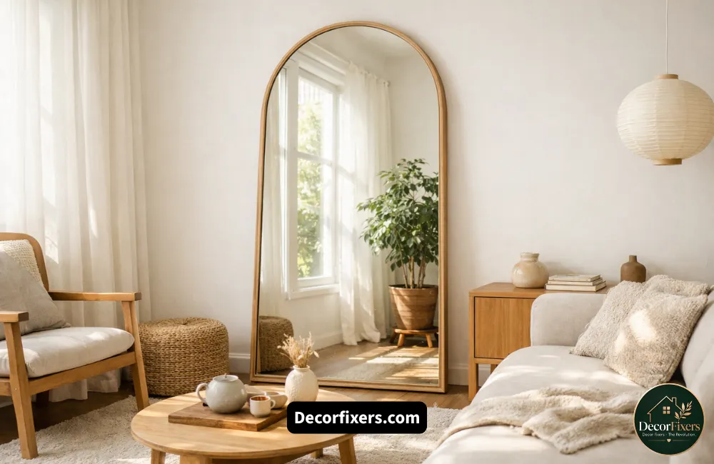 How to Use Mirrors Strategically to Open Up a Compact Living Space