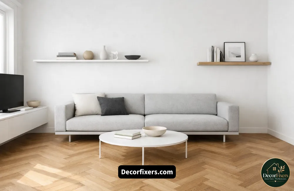 Keep Your Floors Clear to Make Any Small Living Room Feel Instantly Spacious