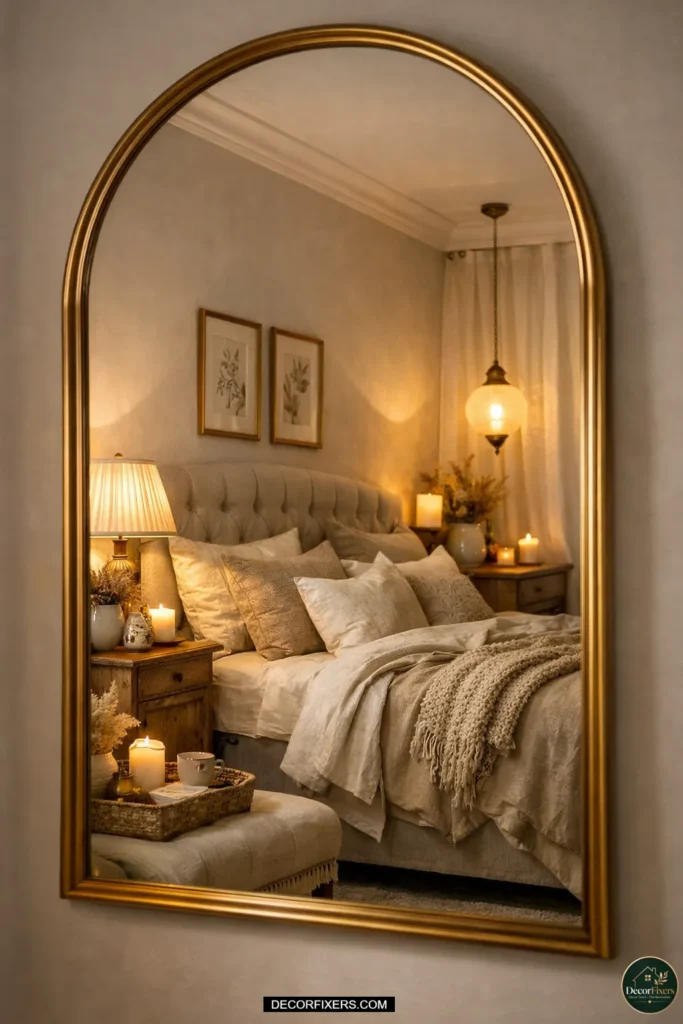 Use Mirrors Strategically to Bounce Warm Light