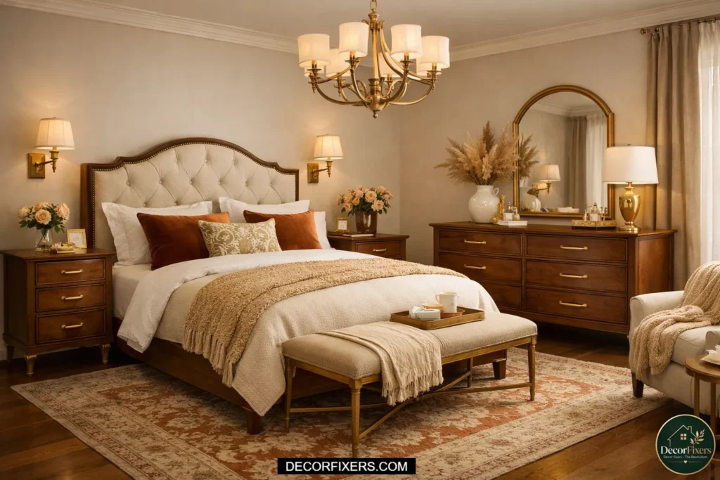 Replace Harsh Doorknobs and Hardware with Warm Metal Tones
