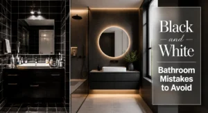 black-and-white bathroom designs mistake