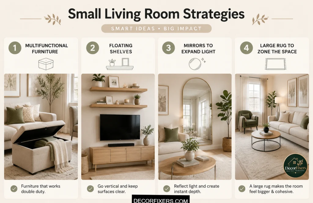 small living room strategies