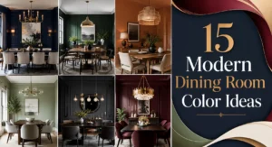 15 modern dining room color ideas featuring navy green terracotta sage charcoal and burgundy palettes
