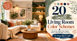 Small living room color schemes showcasing designer-approved palette ideas