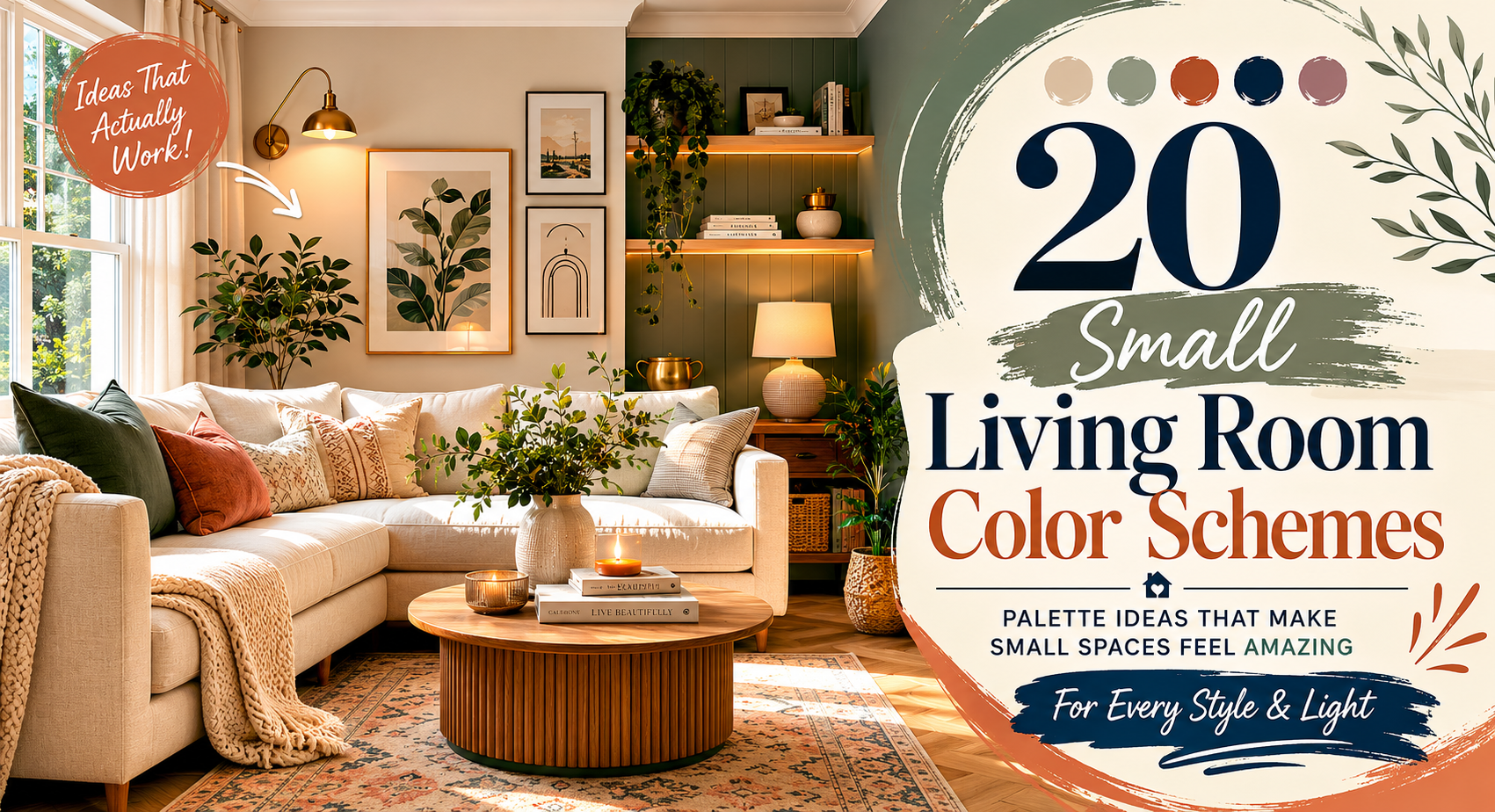 Small living room color schemes showcasing designer-approved palette ideas